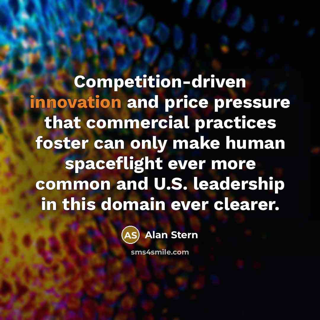 “Competition-driven innovation and price pressure that commercial practices foster can…” quote by Alan Stern