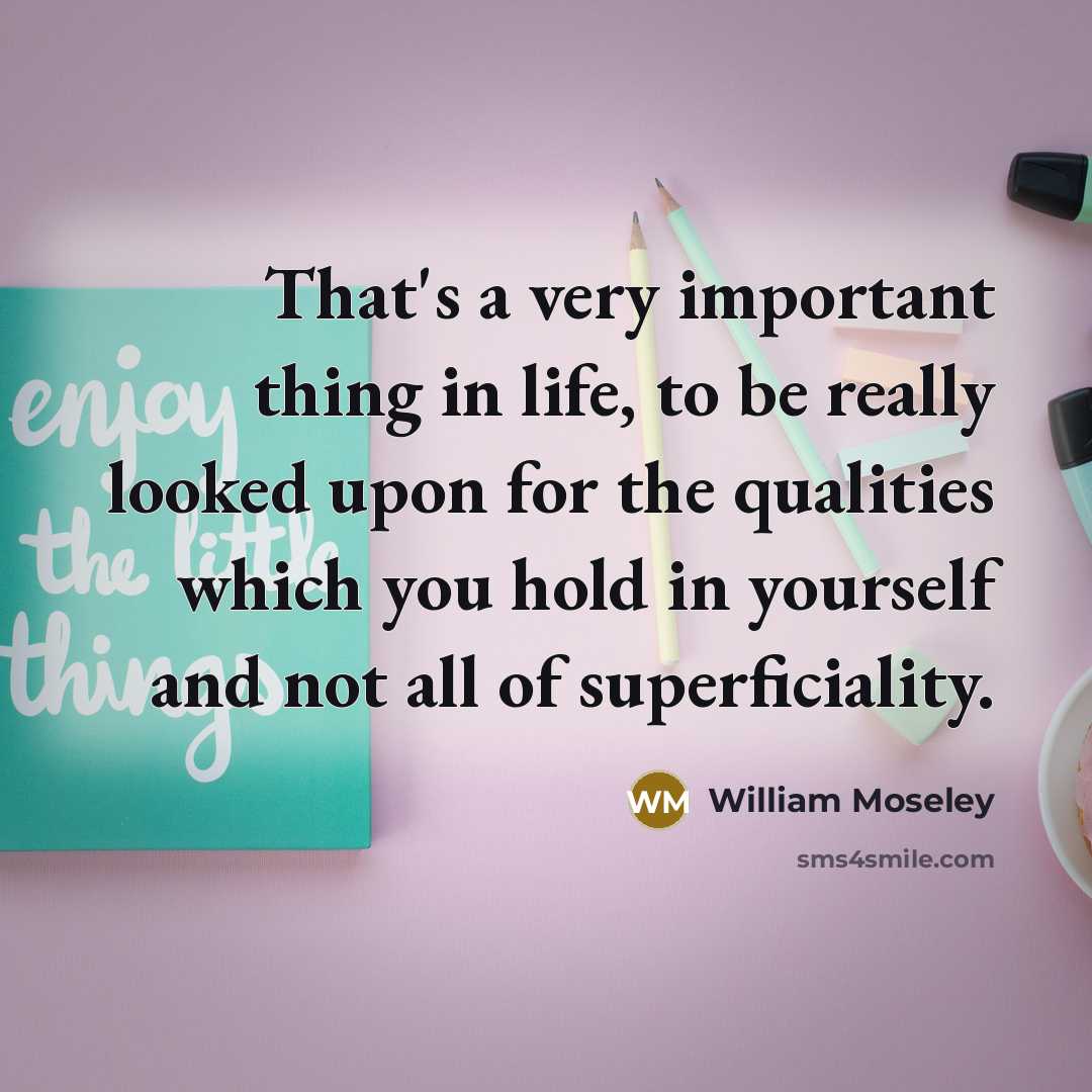 “That's a very important thing in life, to be really…” quote by William Moseley