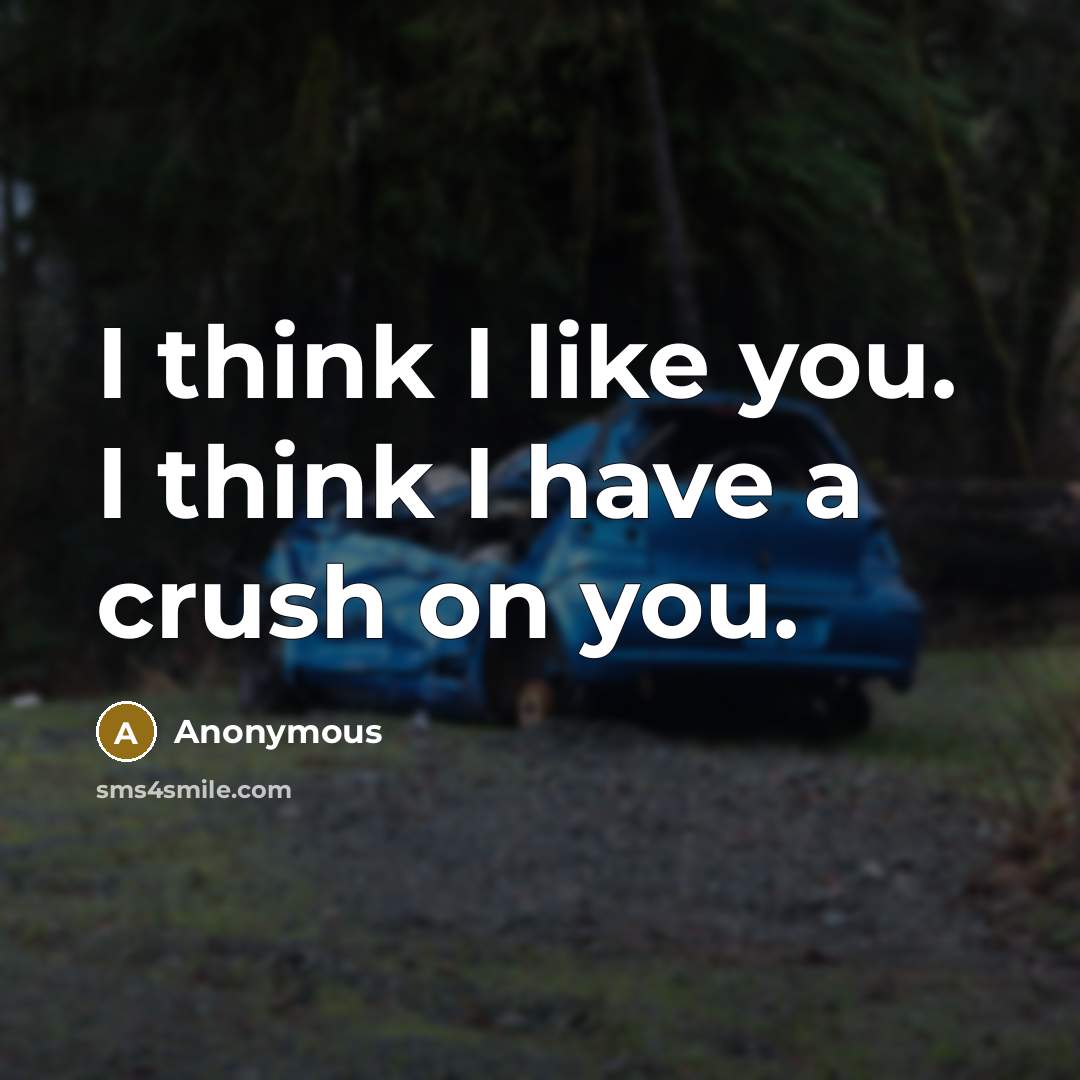 “I think I like you. I think I have a…” quote by Anonymous