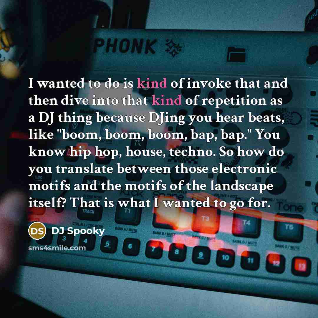 “I wanted to do is kind of invoke that and…” quote by DJ Spooky