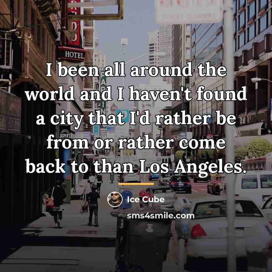 “I been all around the world and I haven't found…” quote by Ice Cube