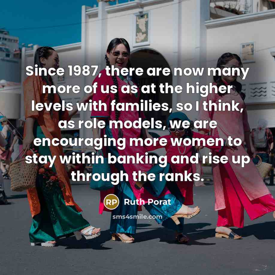 “Since 1987, there are now many more of us as…” quote by Ruth Porat