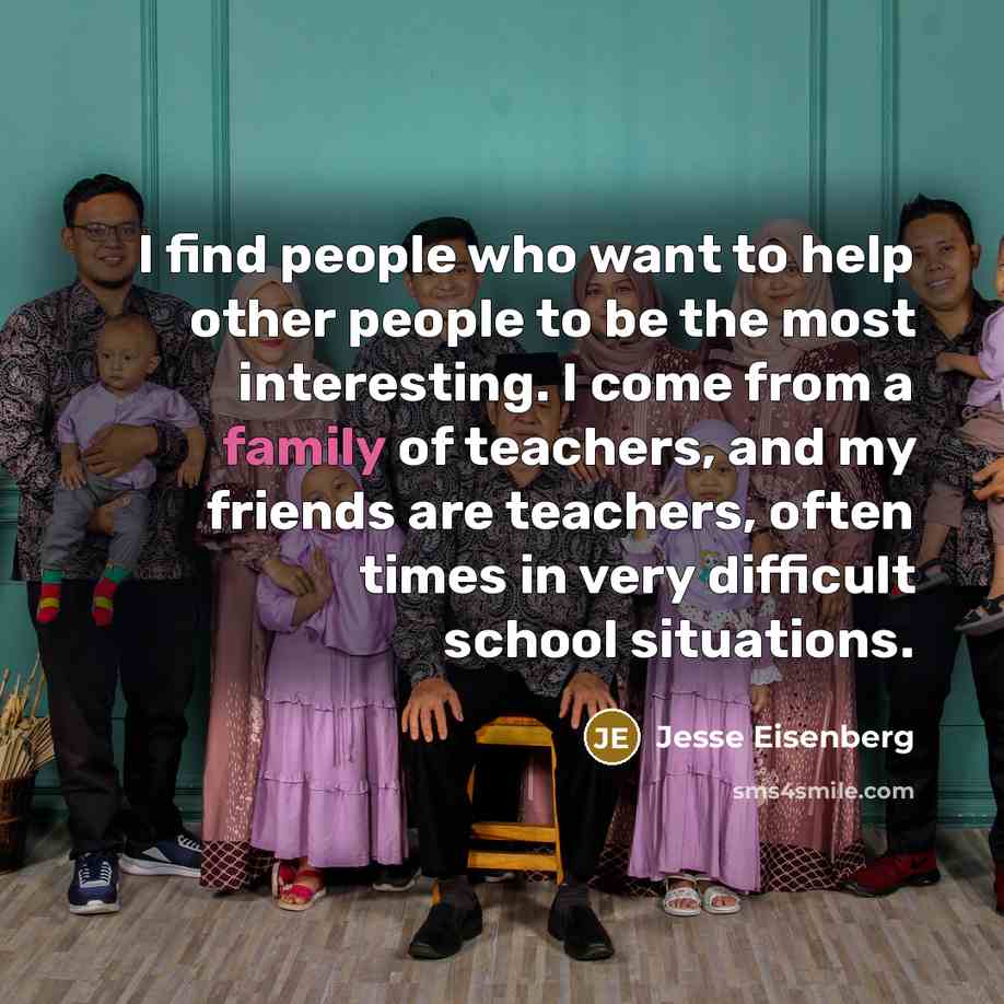 “I find people who want to help other people to…” quote by Jesse Eisenberg