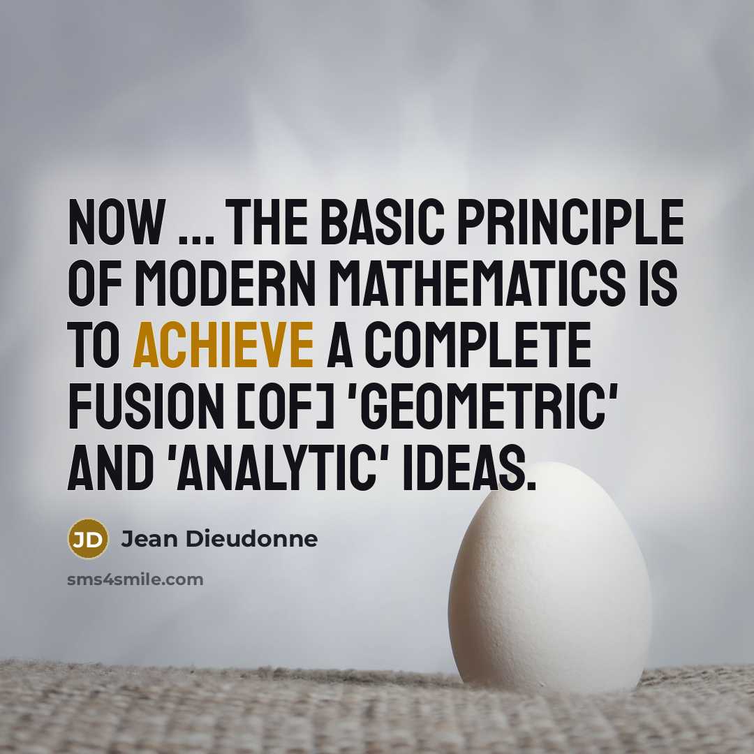 “Now ... the basic principle of modern mathematics is to…” quote by Jean Dieudonne