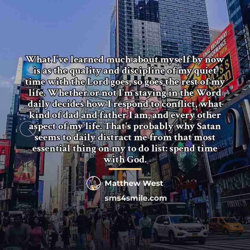 “What I've learned much about myself by now is as…” quote by Matthew West
