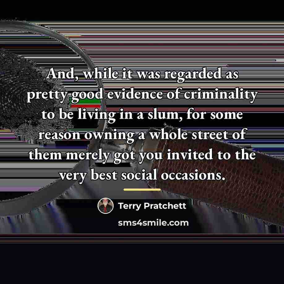 “And, while it was regarded as pretty good evidence of…” quote by Terry Pratchett
