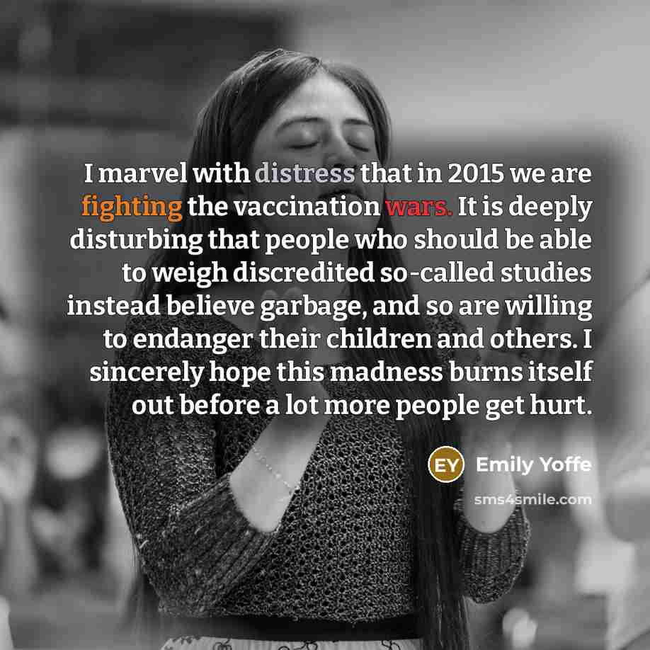 “I marvel with distress that in 2015 we are fighting…” quote by Emily Yoffe