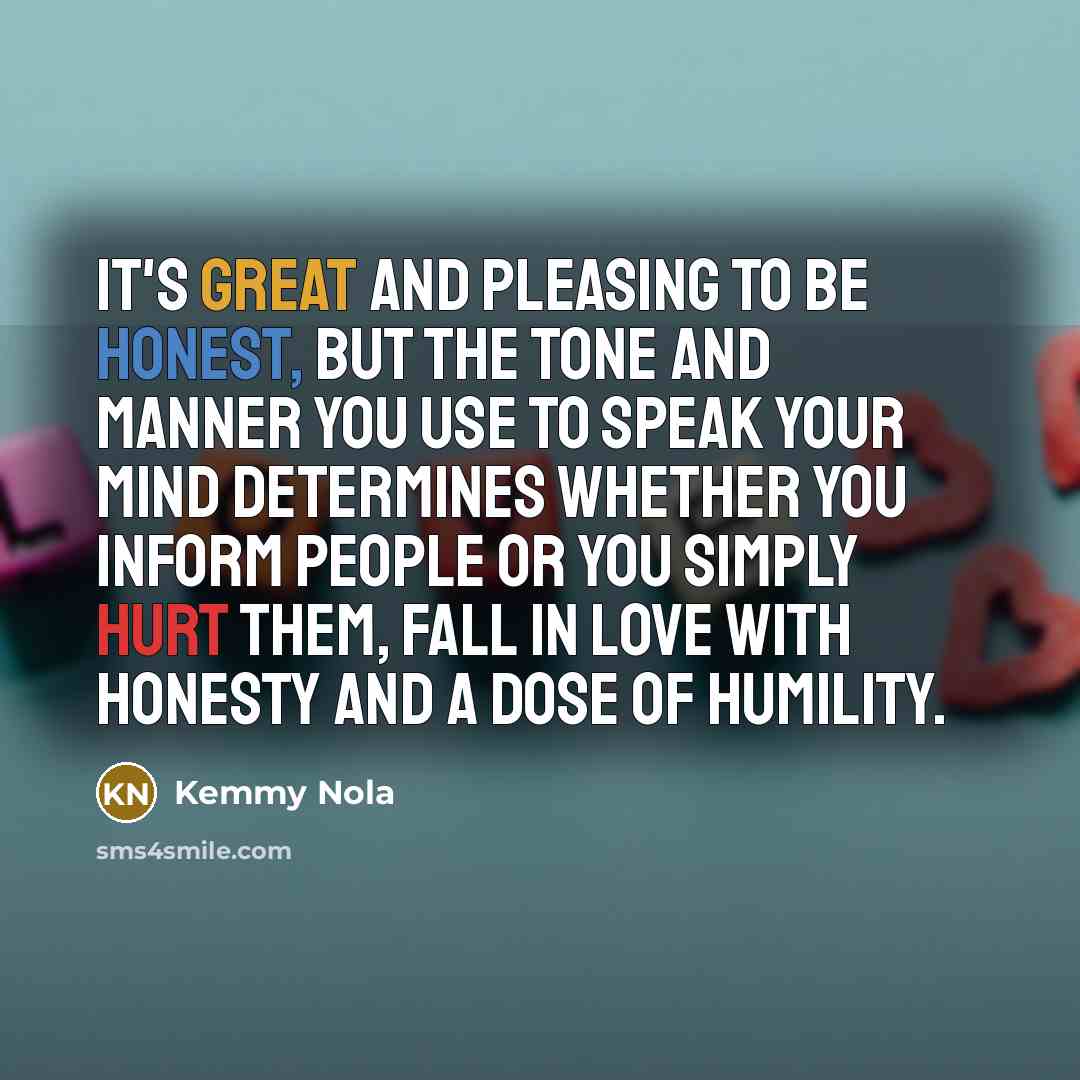 “It's great and pleasing to be honest, but the tone…” quote by Kemmy Nola