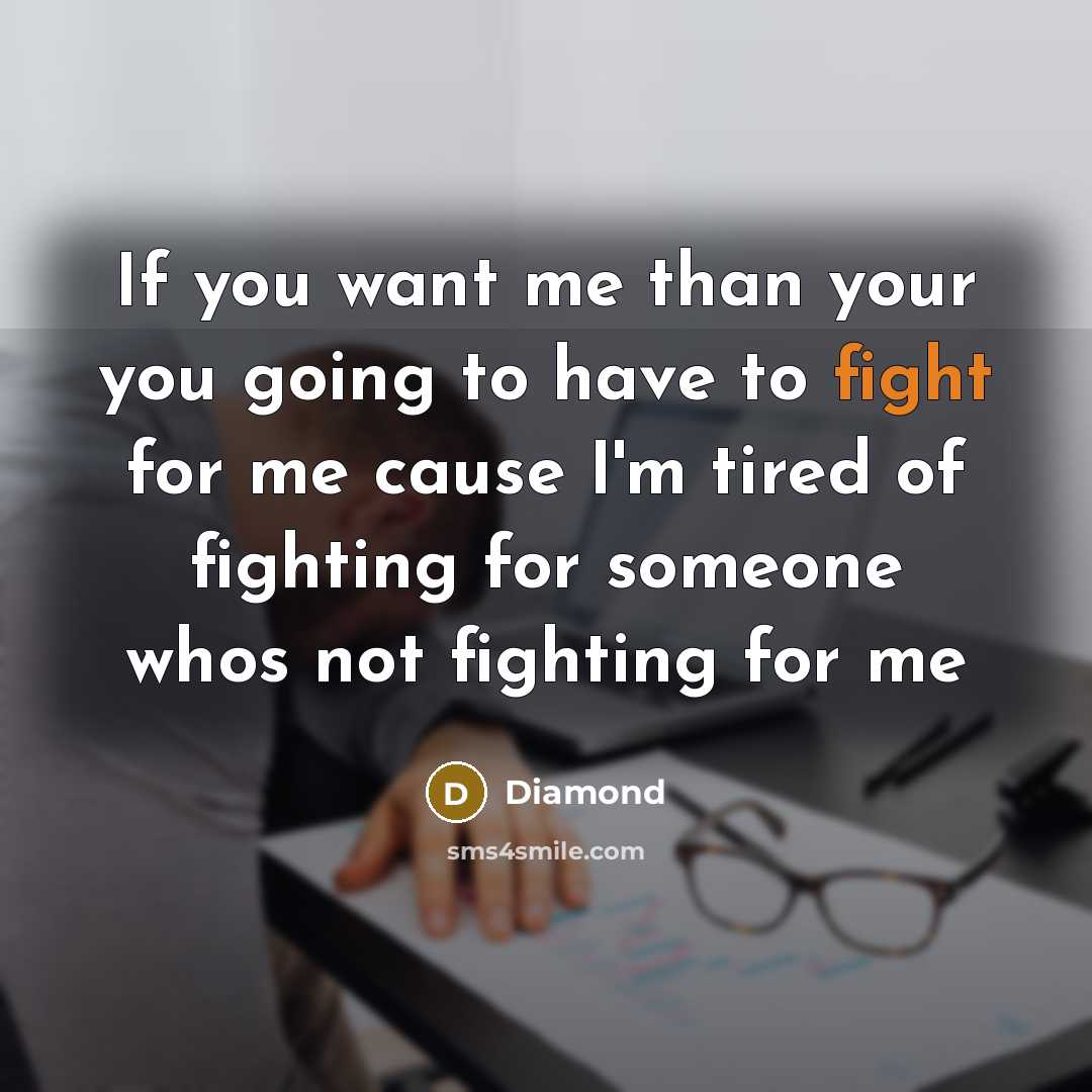 “If you want me than your you going to have…” quote by Diamond