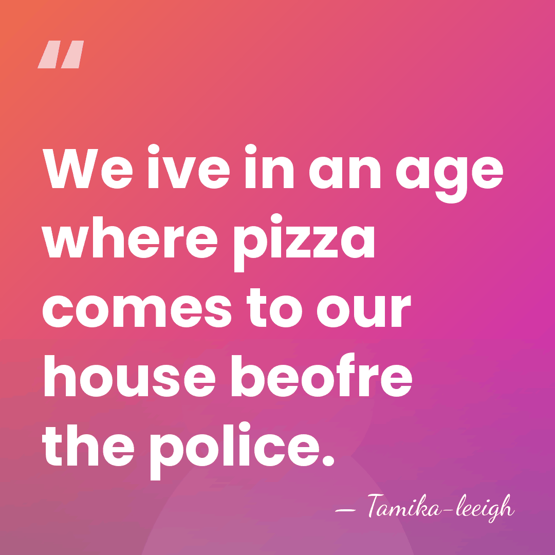 We ive in an age where pizza comes to our house beofre&hellip; - Tamika-leeigh