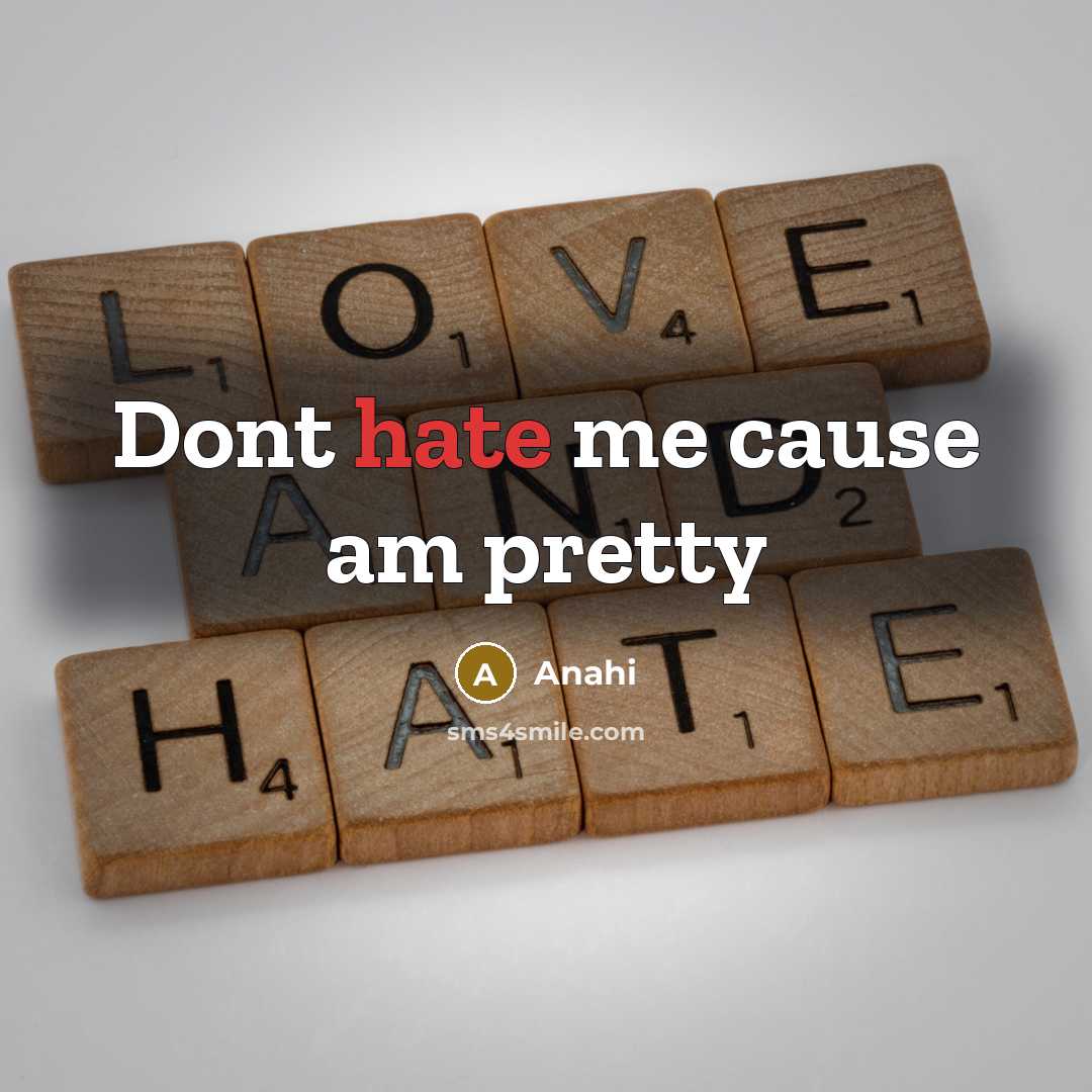 “Dont hate me cause am pretty…” quote by Anahi