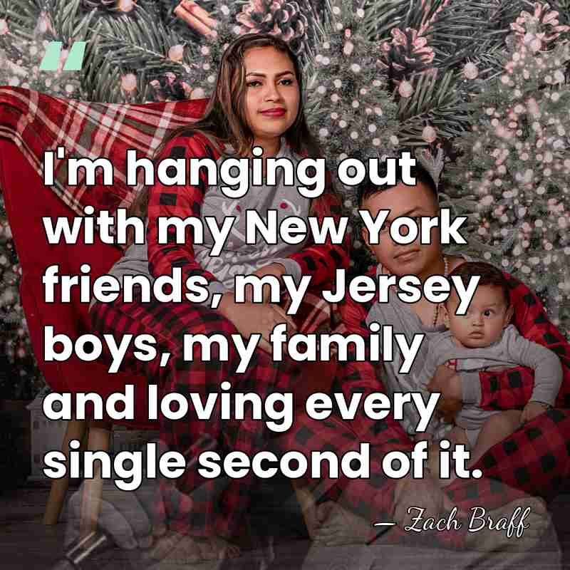 I'm hanging out with my New York friends, my Jersey boys, my&hellip; - Zach Braff