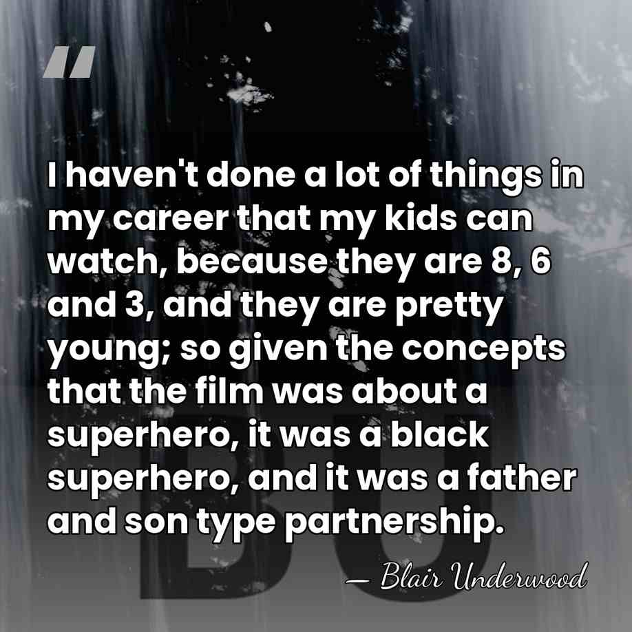 I haven't done a lot of things in my career that my&hellip; - Blair Underwood