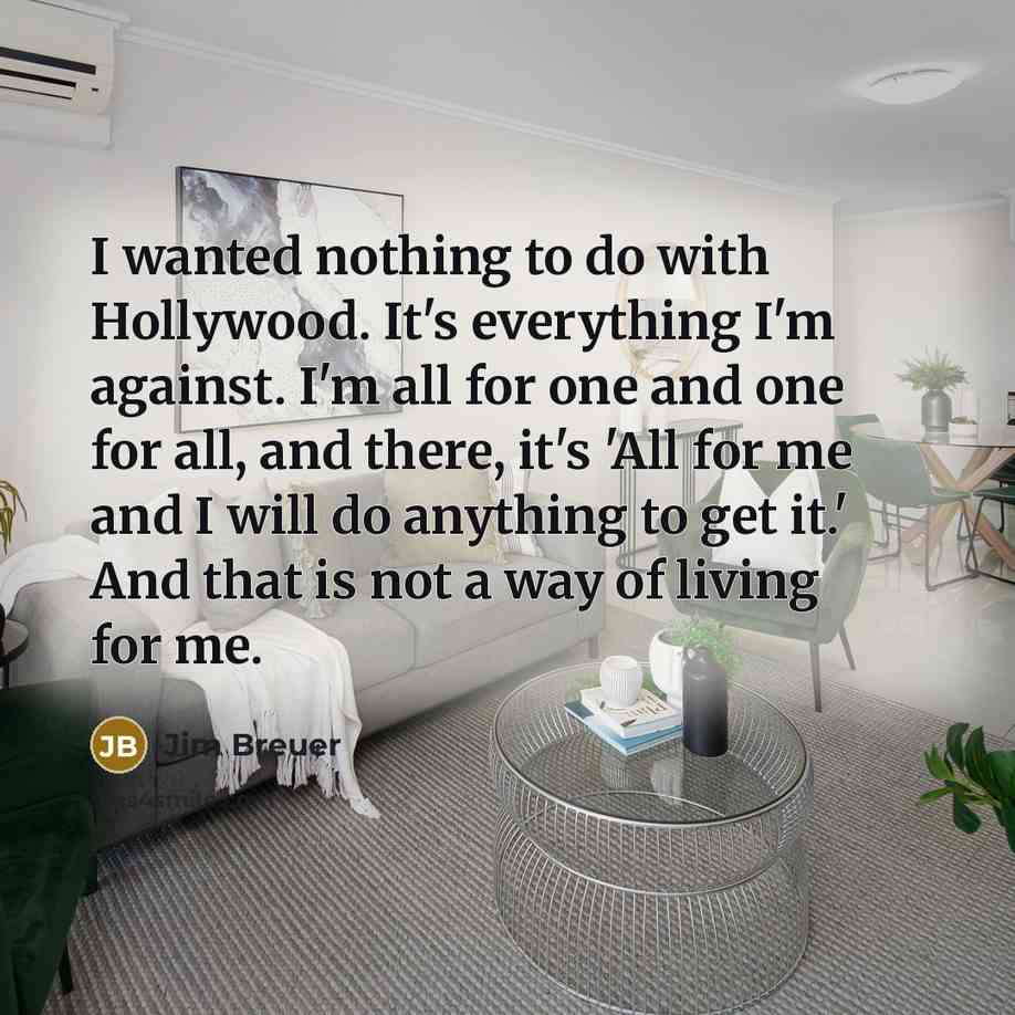 “I wanted nothing to do with Hollywood. It's everything I'm…” quote by Jim Breuer