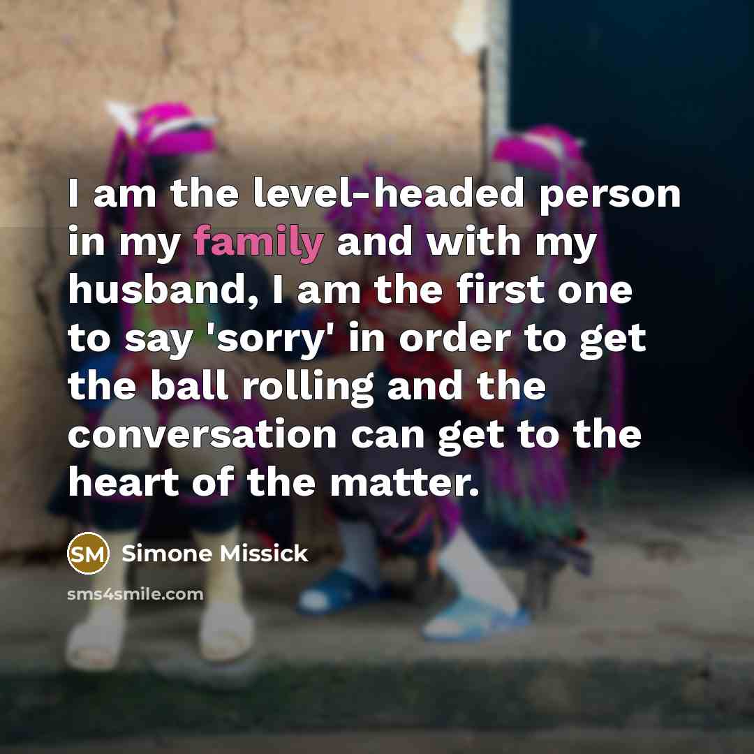 “I am the level-headed person in my family and with…” quote by Simone Missick