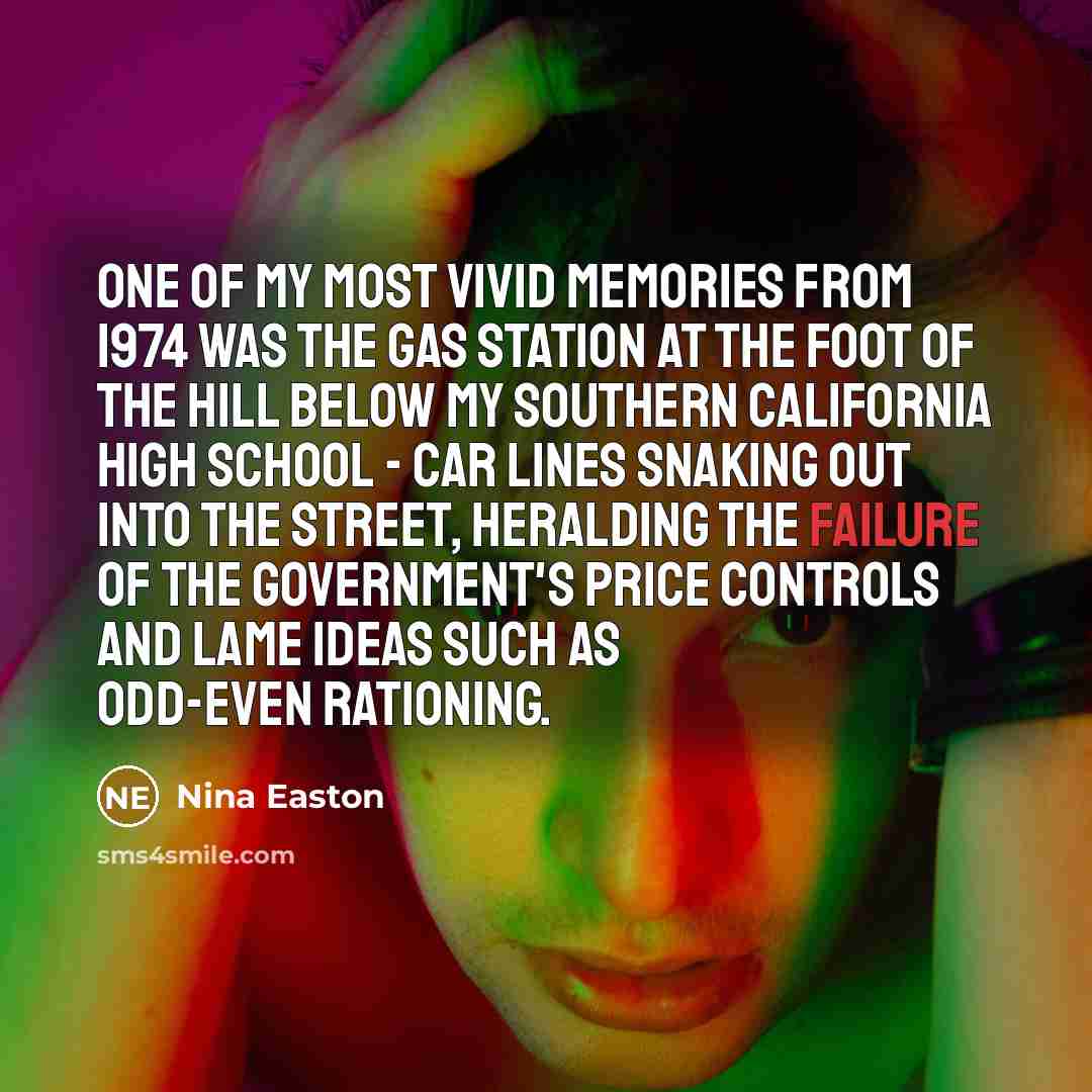 “One of my most vivid memories from 1974 was the…” quote by Nina Easton