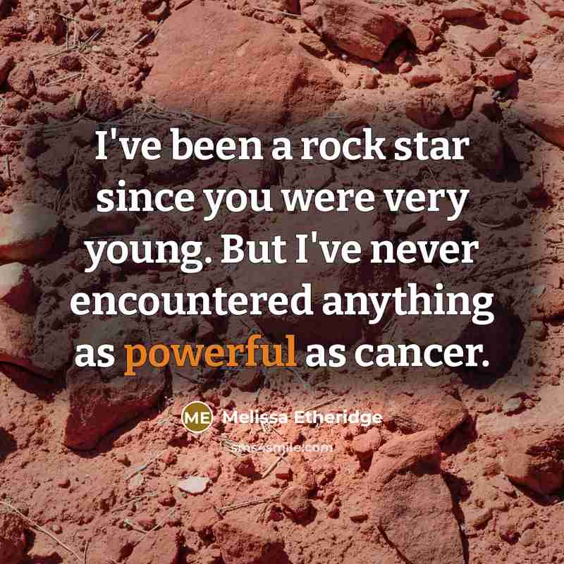 “I've been a rock star since you were very young.…” quote by Melissa Etheridge