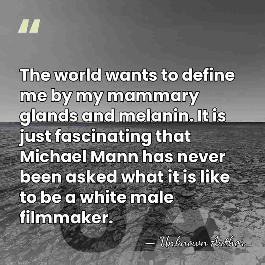 The world wants to define me by my mammary glands and melanin.&hellip; - Victoria Mahoney