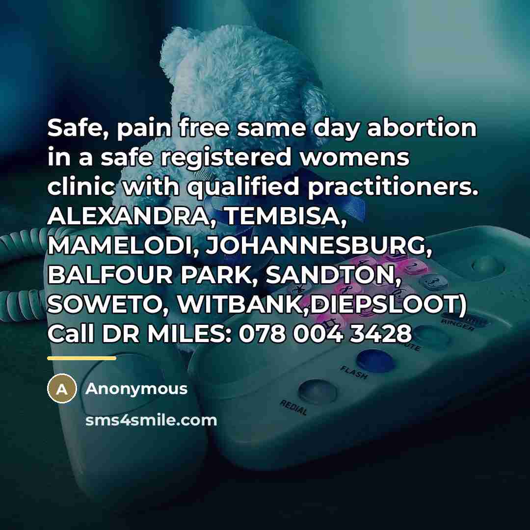 “Safe, pain free same day abortion in a safe registered…” quote by Anonymous