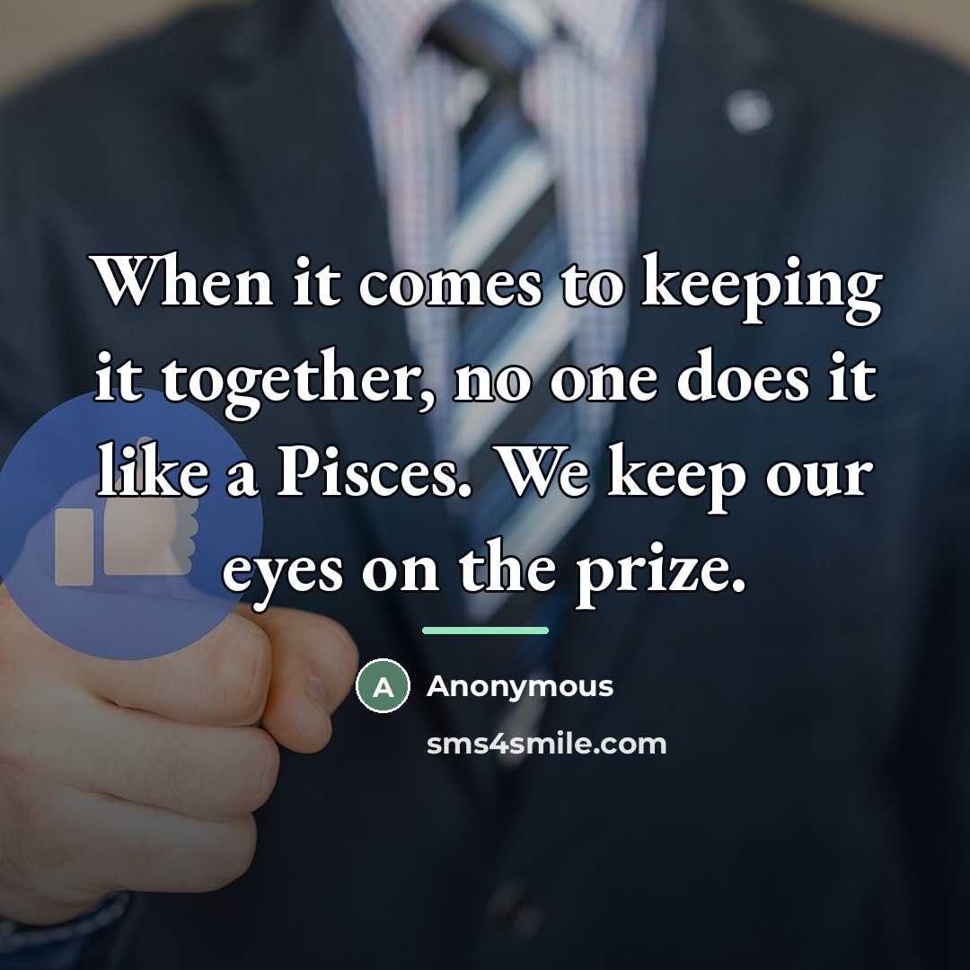 “When it comes to keeping it together, no one does…” quote by Anonymous