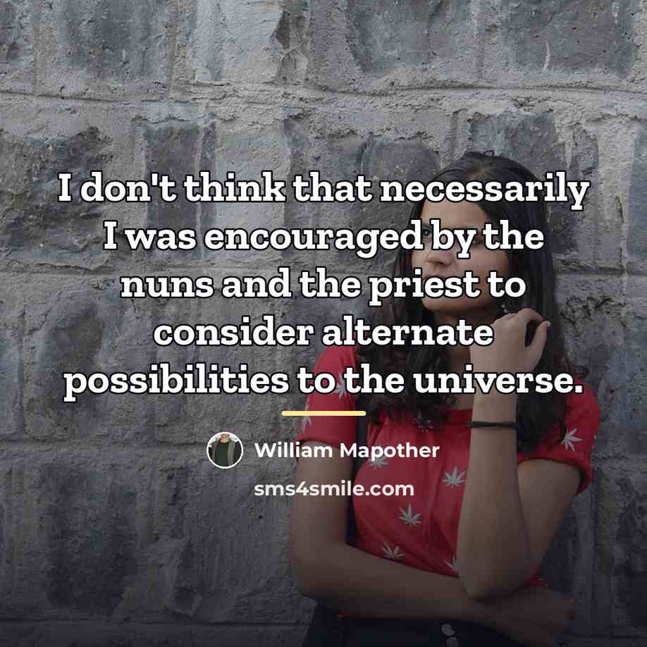 “I don't think that necessarily I was encouraged by the…” quote by William Mapother