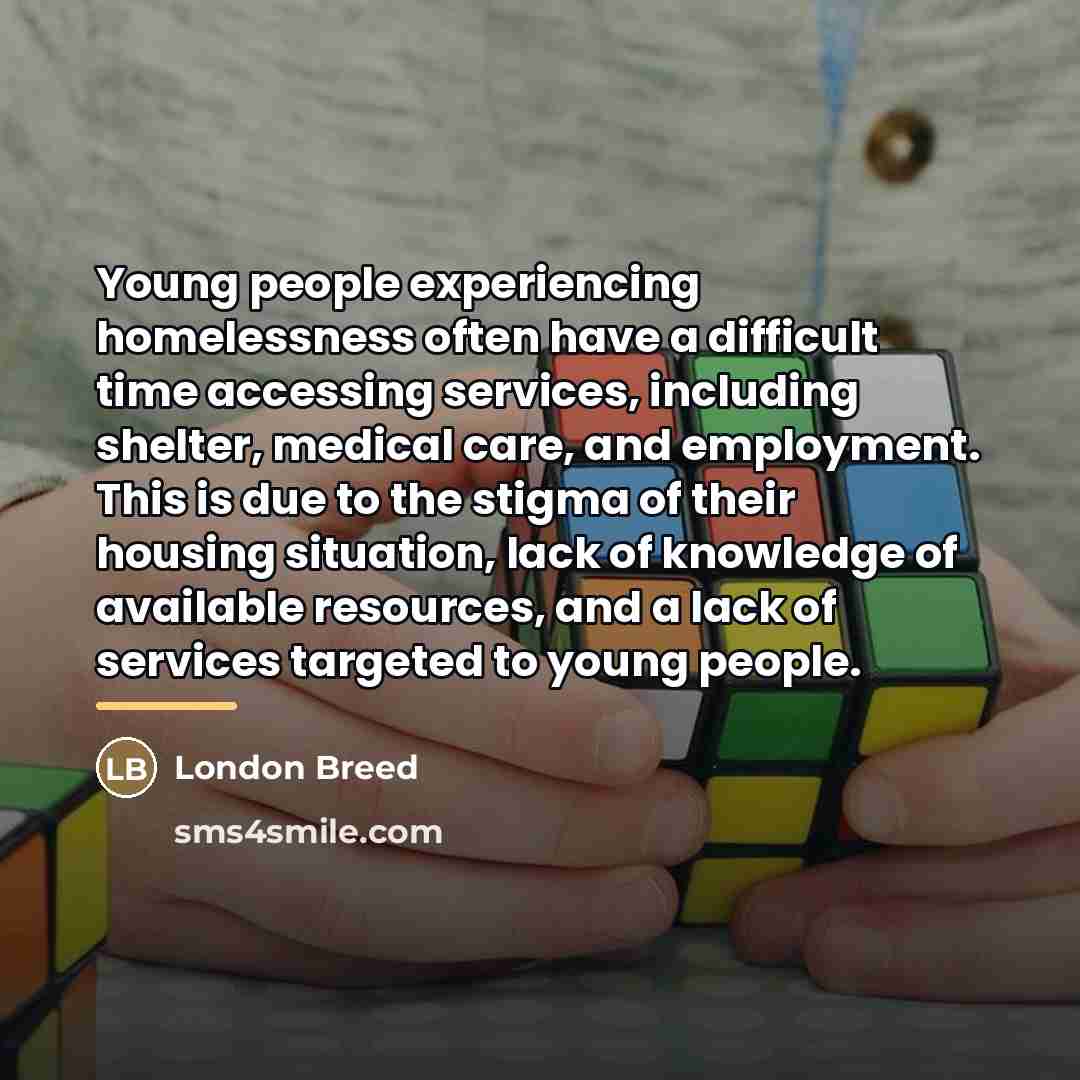 “Young people experiencing homelessness often have a difficult time accessing…” quote by London Breed