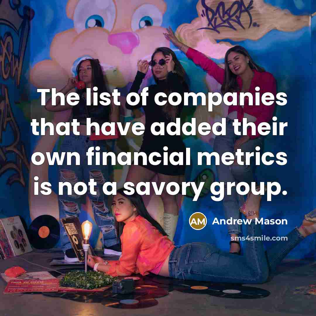 “The list of companies that have added their own financial…” quote by Andrew Mason