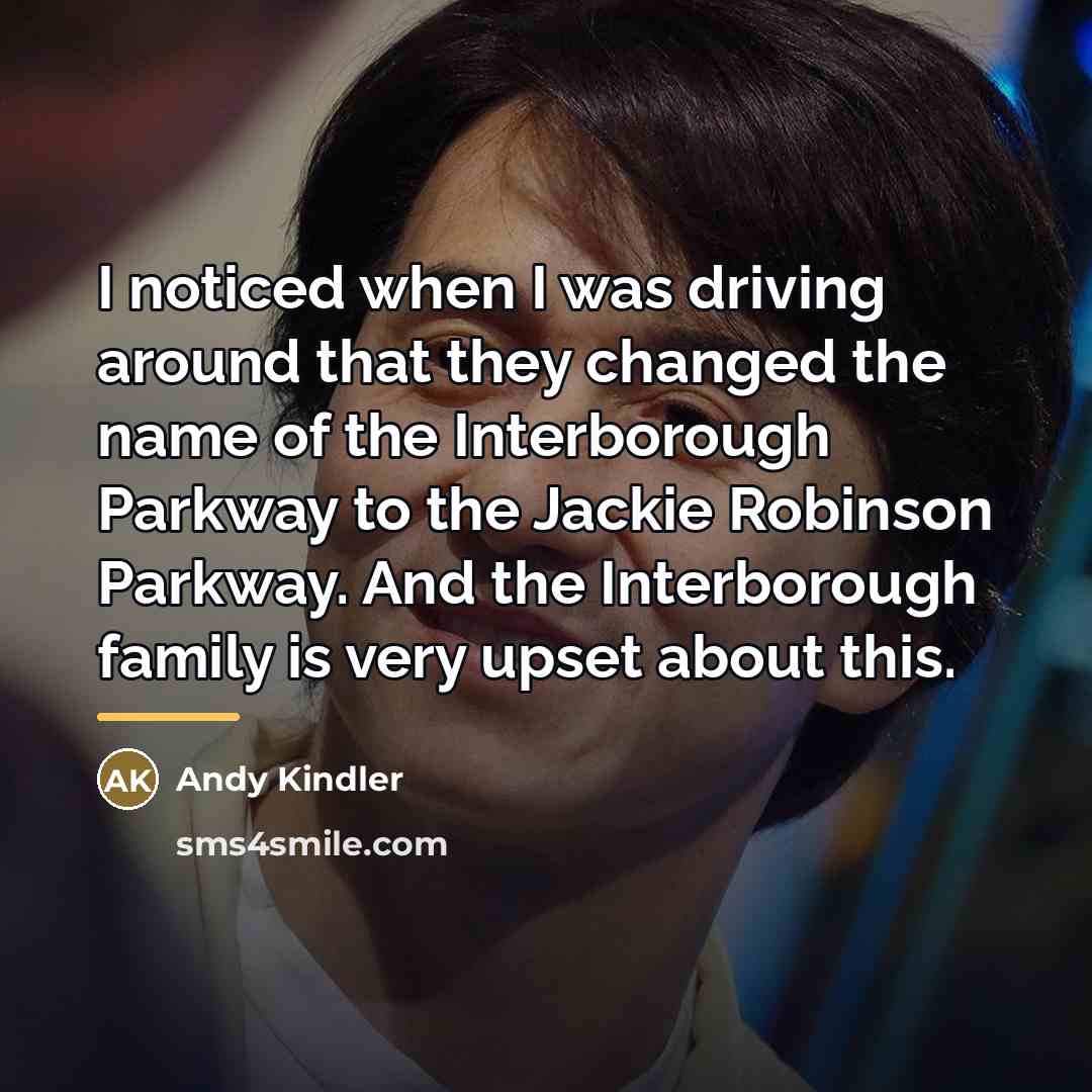“I noticed when I was driving around that they changed…” quote by Andy Kindler