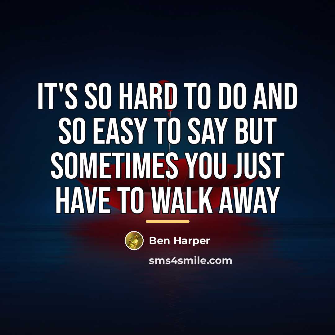 “It's so hard to do and so easy to say…” quote by Ben Harper