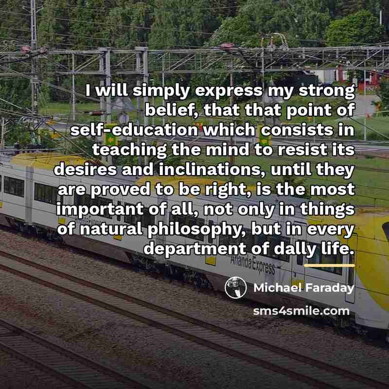 “I will simply express my strong belief, that that point…” quote by Michael Faraday