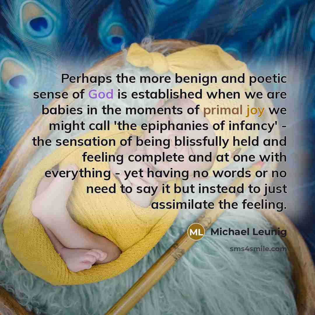 “Perhaps the more benign and poetic sense of God is…” quote by Michael Leunig