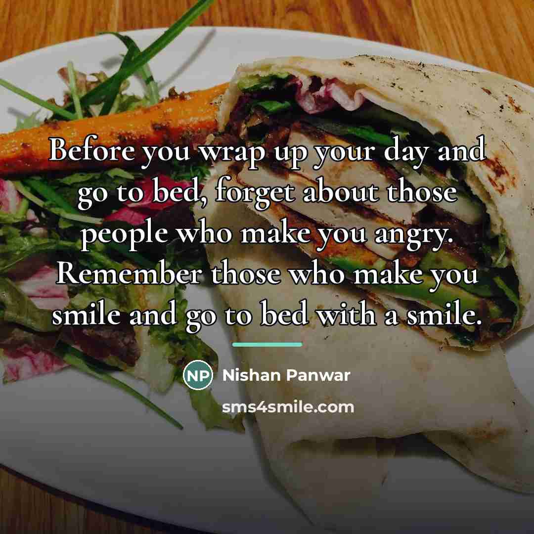 “Before you wrap up your day and go to bed,…” quote by Nishan Panwar