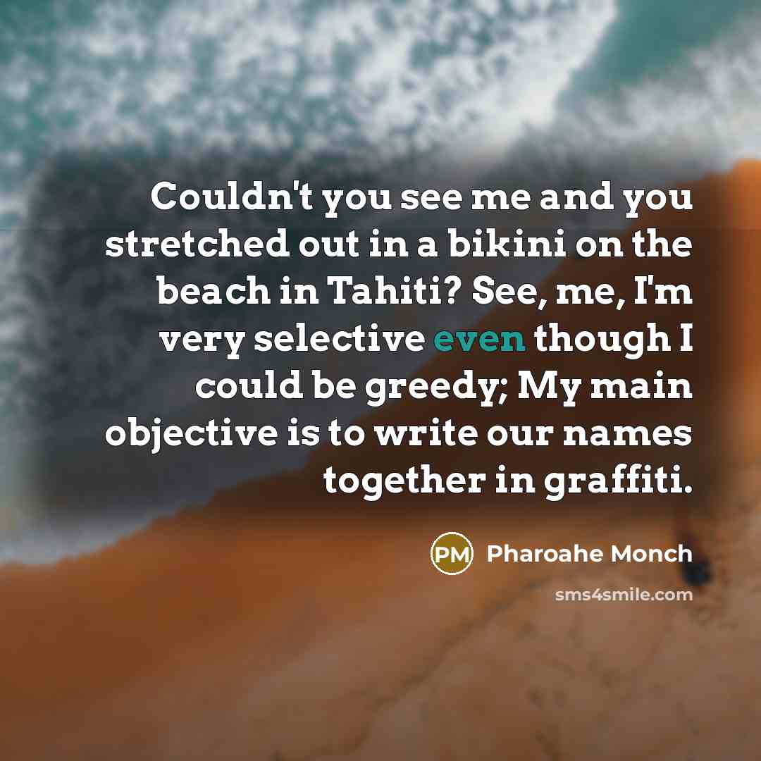 “Couldn't you see me and you stretched out in a…” quote by Pharoahe Monch
