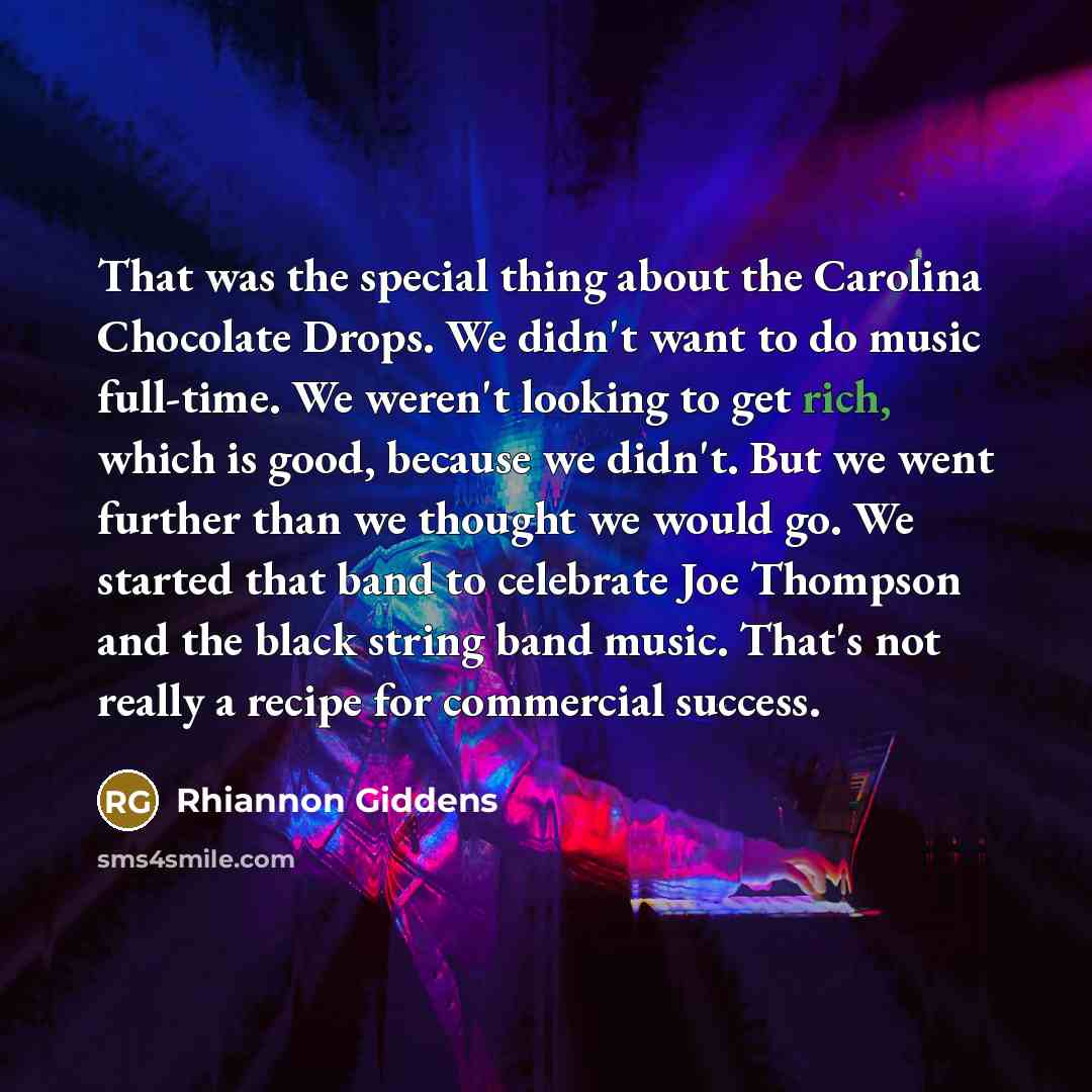 “That was the special thing about the Carolina Chocolate Drops.…” quote by Rhiannon Giddens