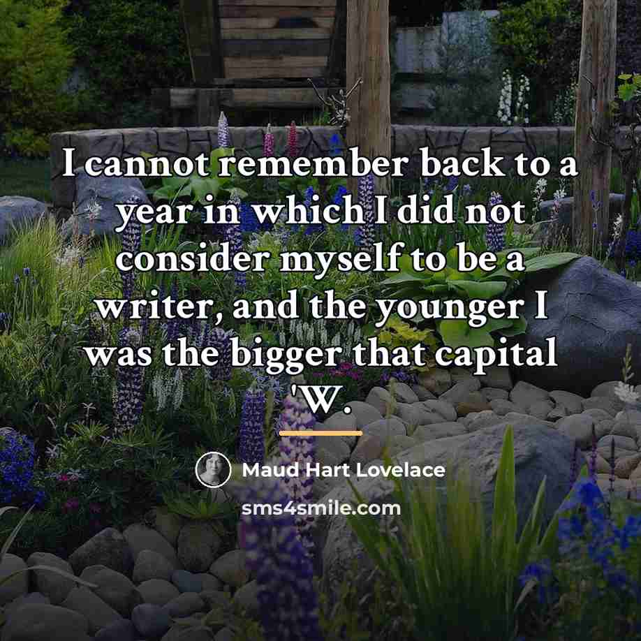 “I cannot remember back to a year in which I…” quote by Maud Hart Lovelace