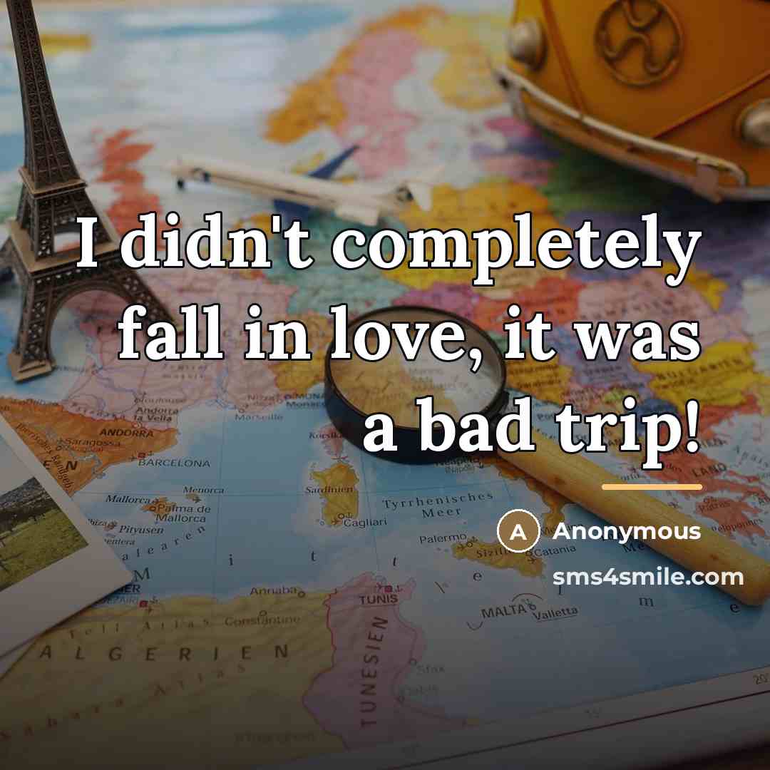 “I didn't completely fall in love, it was a bad…” quote by Anonymous