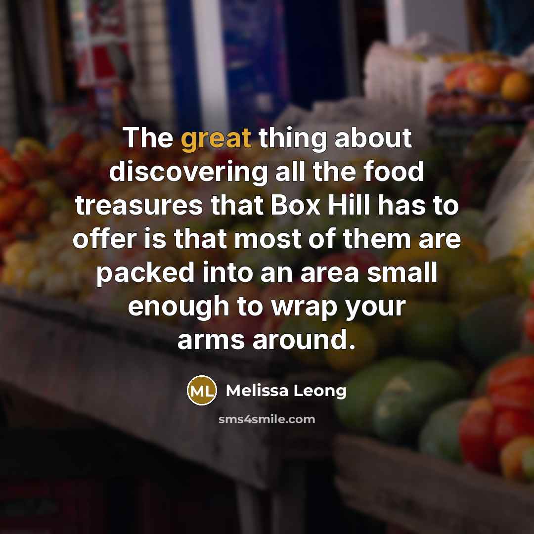 “The great thing about discovering all the food treasures that…” quote by Melissa Leong