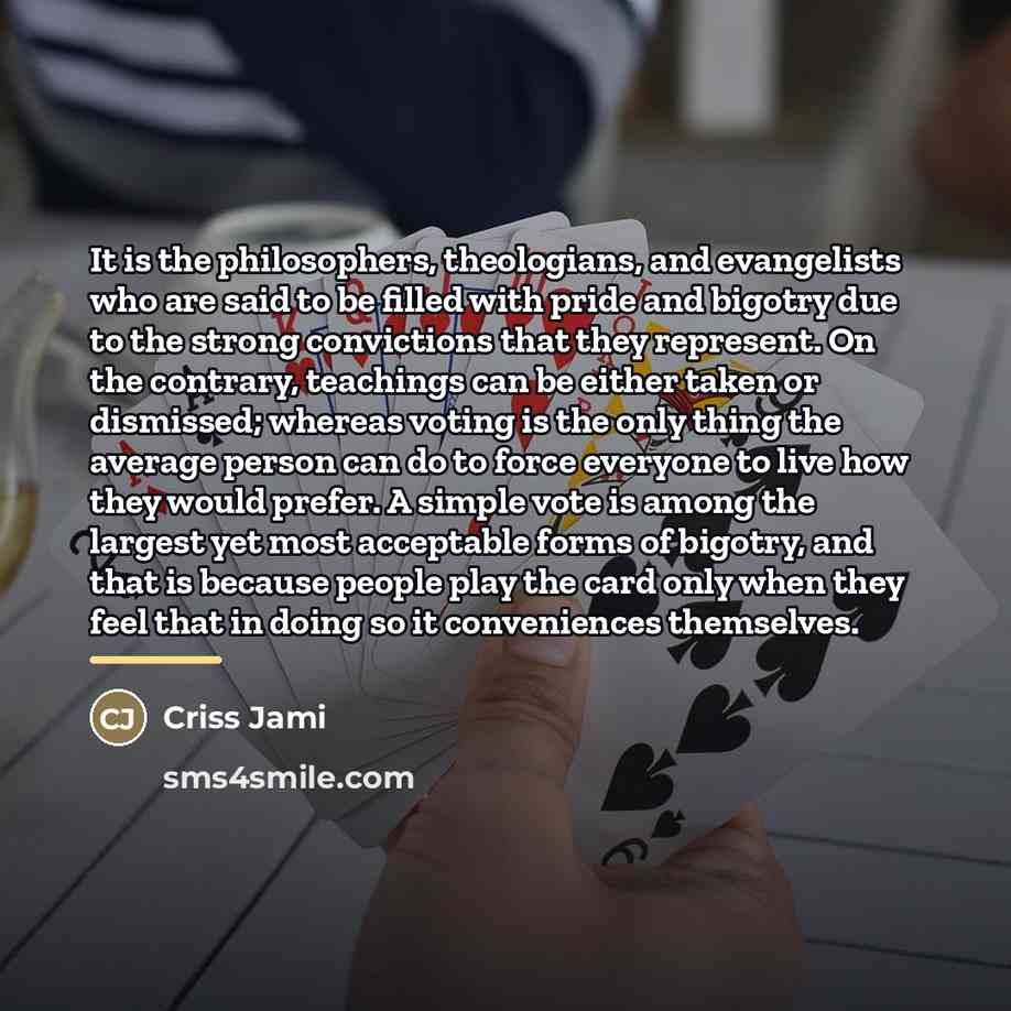 “It is the philosophers, theologians, and evangelists who are said…” quote by Criss Jami