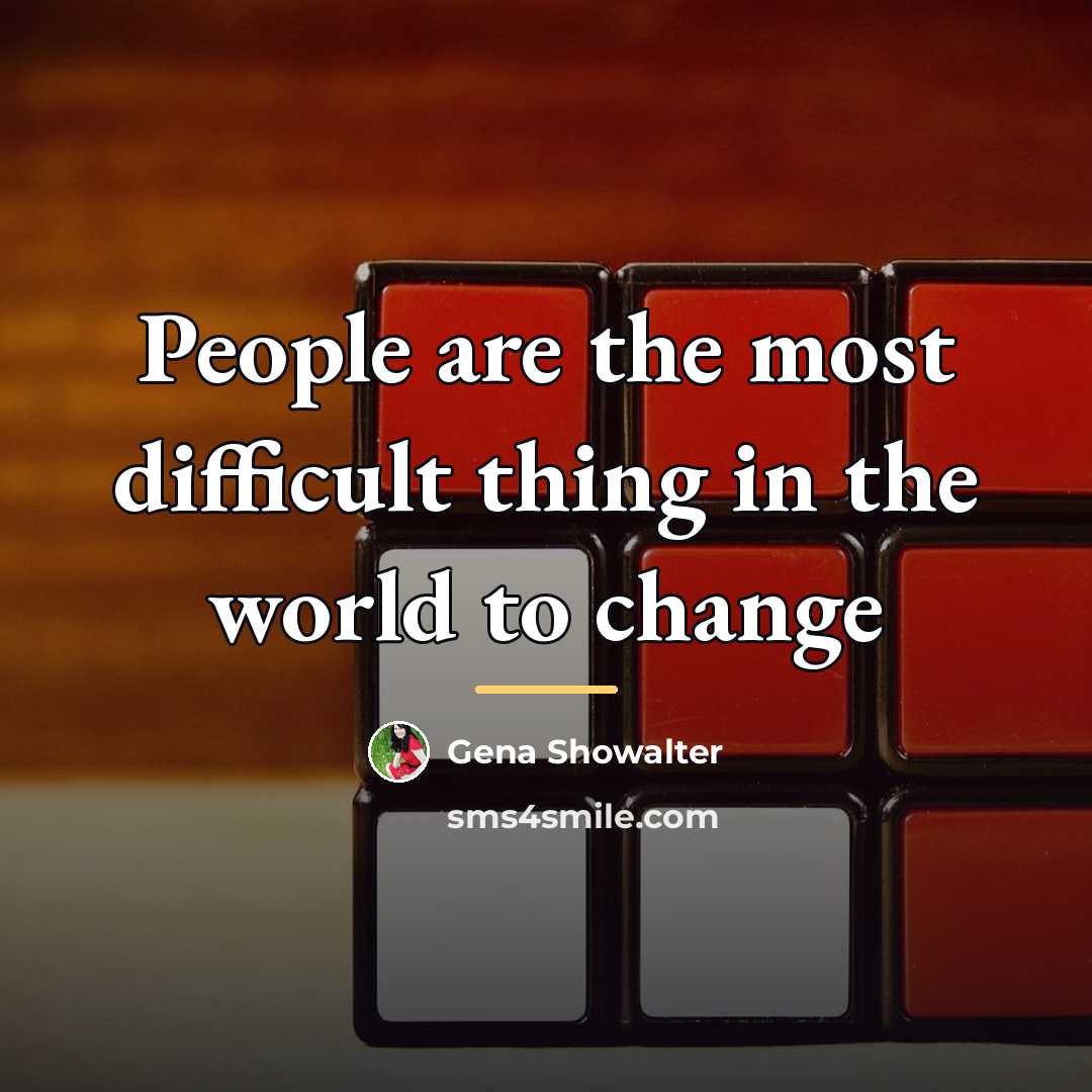 “People are the most difficult thing in the world to…” quote by Gena Showalter