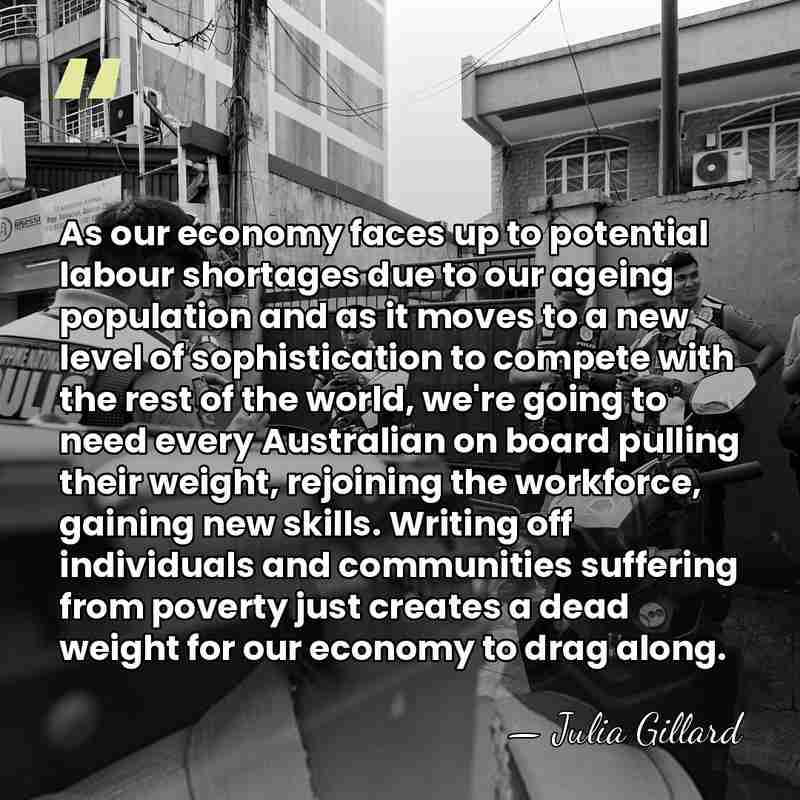 As our economy faces up to potential labour shortages due to our&hellip; - Julia Gillard