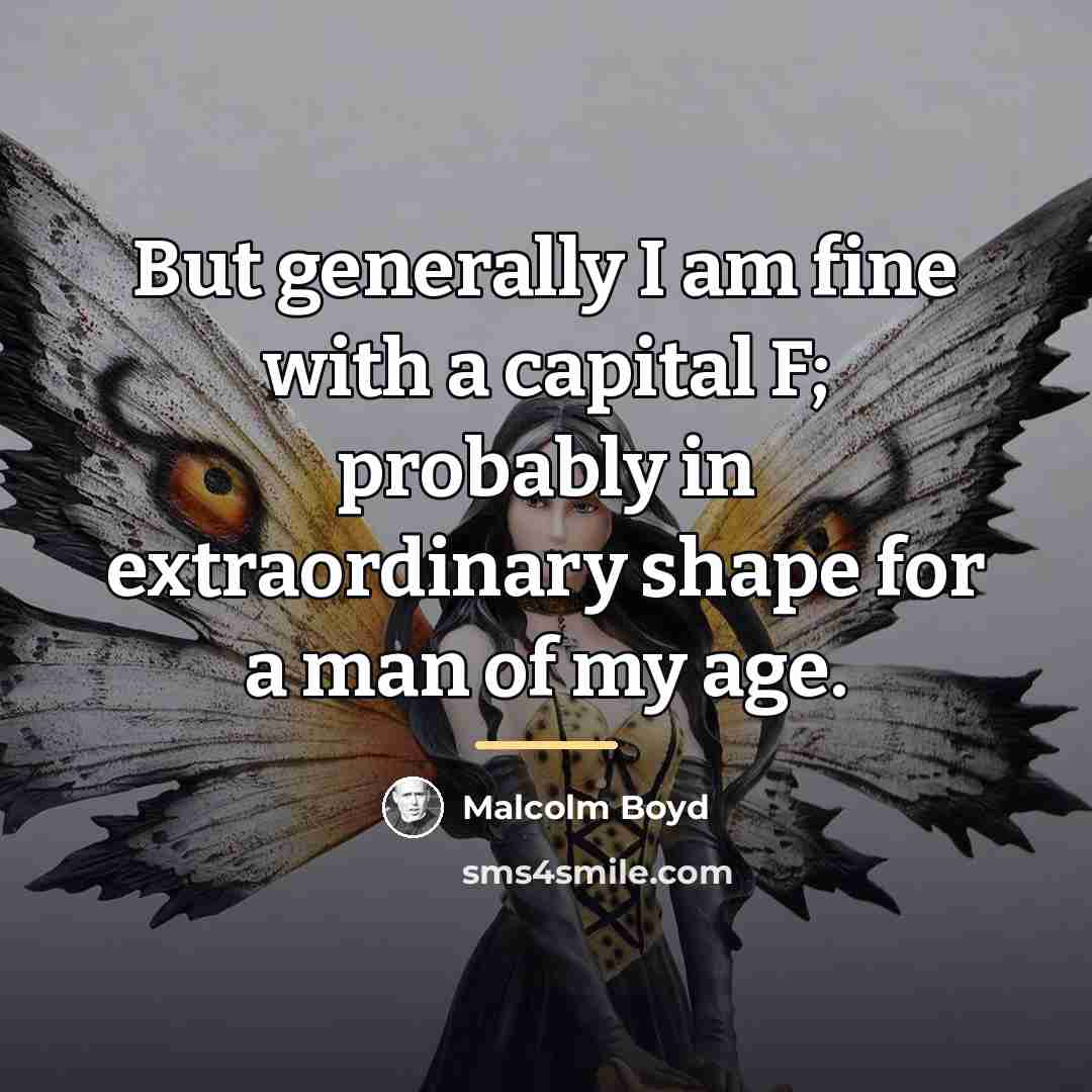 “But generally I am fine with a capital F; probably…” quote by Anonymous