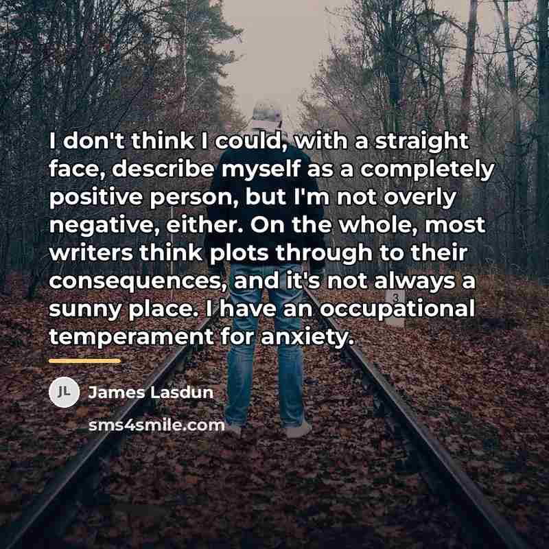“I don't think I could, with a straight face, describe…” quote by James Lasdun