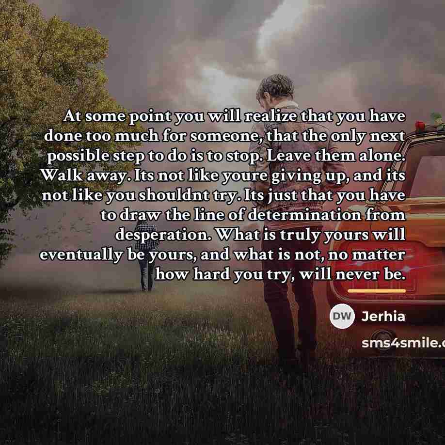 “At some point you will realize that you have done…” quote by Jerhia