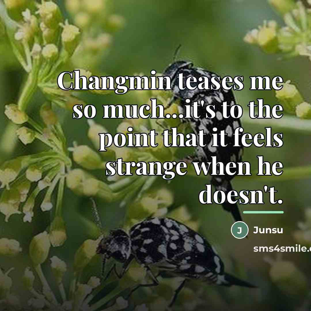 “Changmin teases me so much...it's to the point that it…” quote by Junsu