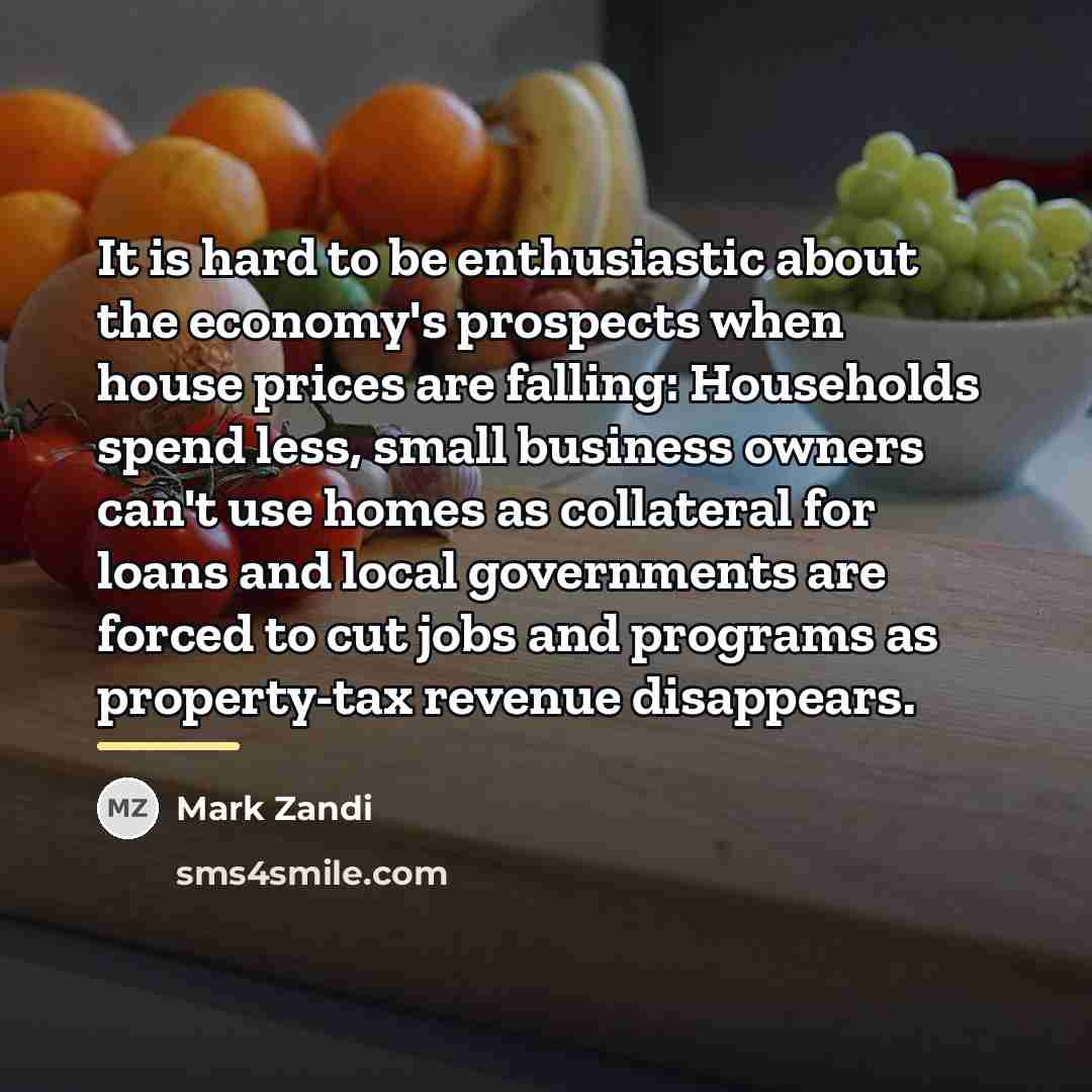 “It is hard to be enthusiastic about the economy's prospects…” quote by Mark Zandi