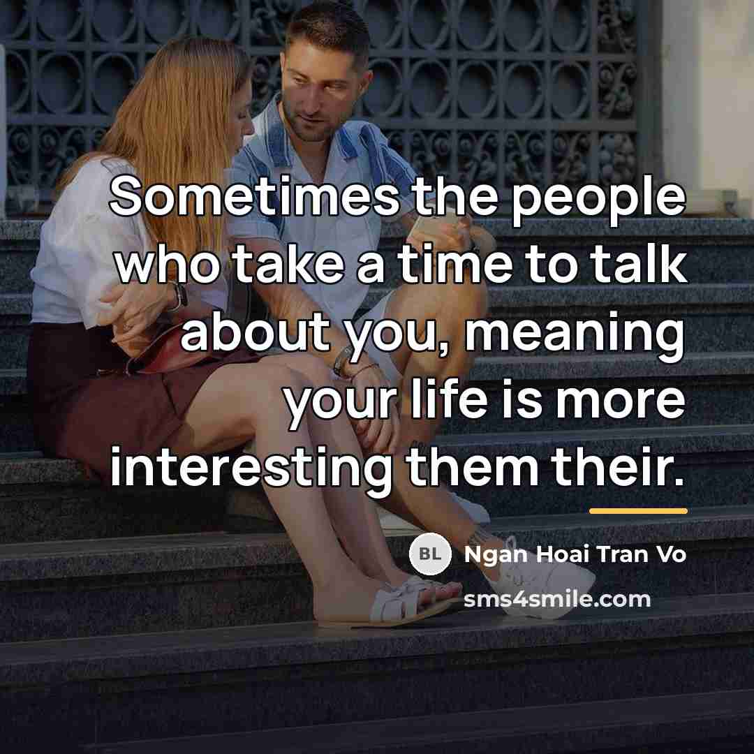 “Sometimes the people who take a time to talk about…” quote by Ngan Hoai Tran Vo