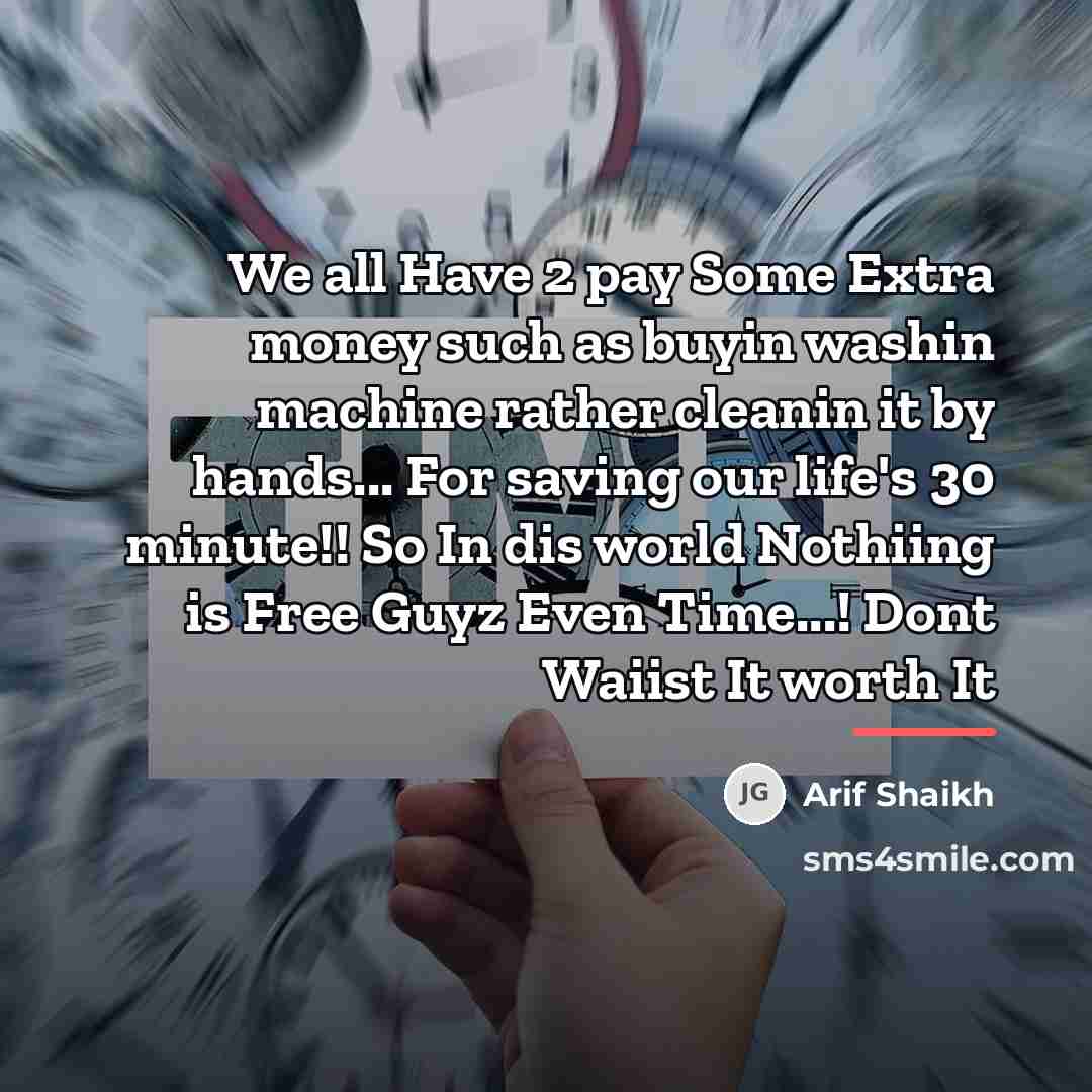 “We all Have 2 pay Some Extra money such as…” quote by Arif Shaikh