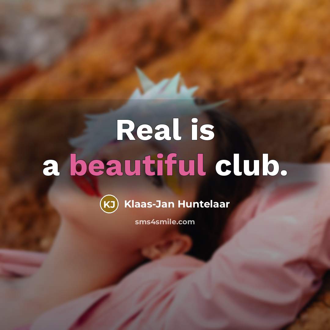 “Real is a beautiful club.…” quote by Klaas-Jan Huntelaar