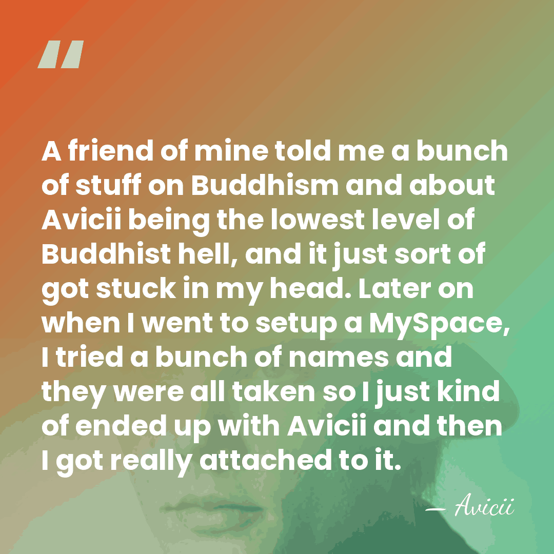 A friend of mine told me a bunch of stuff on Buddhism&hellip; - Avicii