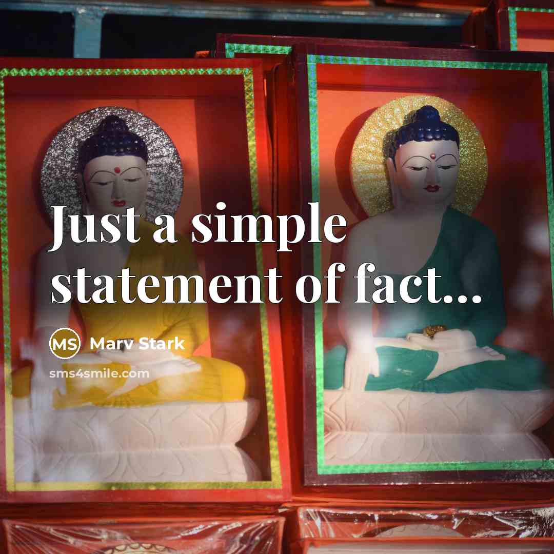 “Just a simple statement of fact....…” quote by Marv Stark